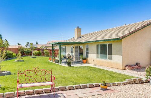 Victorville Casa | Victorville Home with Large Yard and Charcoal Grill!