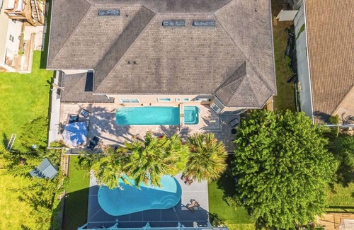 Vilano Beach Casa | Vilano Villa Near Beach w Saltwater Pool Spa Game Room Built-in Grill