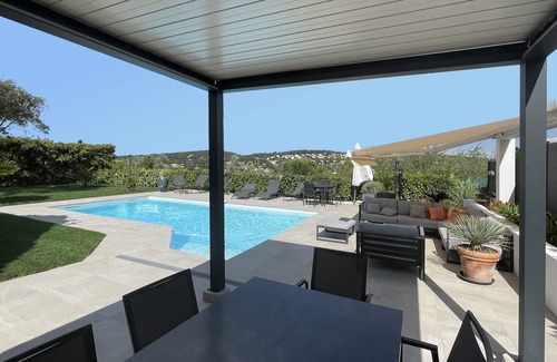 Saint-Gely-du-Fesc Villa | Villa 8 pers, jardín, piscina, magnífica vista, calma, a 8 km de Montpellier