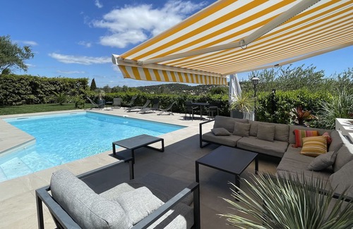 Saint-Gely-du-Fesc Villa | Villa 8 pers, jardín, piscina, magnífica vista, calma, a 8 km de Montpellier