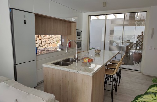 Marina de Son Ganxo Villa | Villa CASA MILOS B&B Menorca, anexo en el mar con piscina