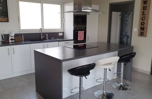 Saint-Michel-en-l'Herm Villa | Villa-de l'Herm-Baño privado con bañera-Vista al Jardín