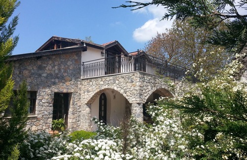 Fethiye Villa | Villa Eden es unas vacaciones históricas con piscina privada y jardín en Kayaköy