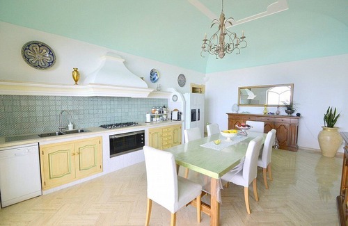 Laurito Villa | Villa Estia: A charming and bright villa built sheer above the sea, with Free WI-FI.