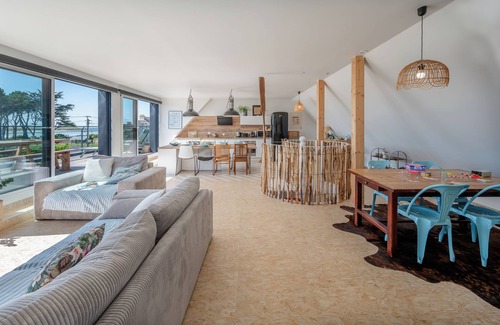 Guisseny Casa | Villa " Guissbeach " SPA, walking distance to the beach, Sunset from the terrace