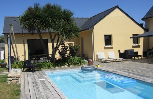 Plouguerneau Villa | villa ****8 personas, piscina climatizada, hammam, a 200 m del mar, vista al mar