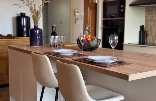 Kerherou Villa | Villa en Moëlan sur Mer, 10-12 p vistas al mar con piscina, Finisterre Sur