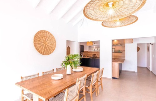 Anse Marcel Villa | Villa Lily Blue: Spacious and Elegant, Heated Pool, Sea View, 4 Bedrooms