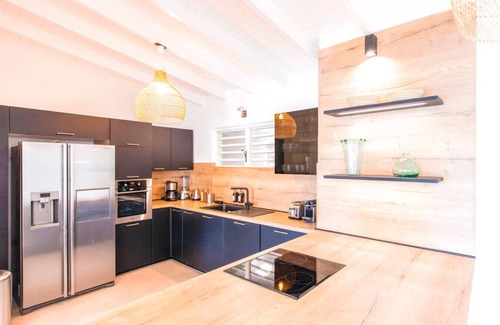 Anse Marcel Villa | Villa Lily Blue: Spacious and Elegant, Heated Pool, Sea View, 4 Bedrooms