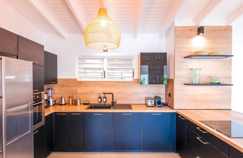 Anse Marcel Villa | Villa Lily Blue: Spacious and Elegant, Heated Pool, Sea View, 4 Bedrooms