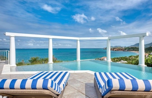 Les Terres Basses Villa | Villa Nid D'Amour Fall Incentive | Ocean View - Located in Stunning Terres Basses with Private Pool