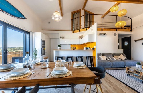 Ondres Villa | Villa Oceana excepcional vista al mar desde todas las habitaciones