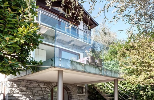 Oliveto Lario Villa | Villa 'Sara Lakeside' con vistas al lago, Wi-Fi y aire acondicionado