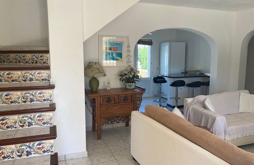 El Portet Villa | Villa, sleeps 8, private pool, 4 min stroll to sandy El Portet beach.