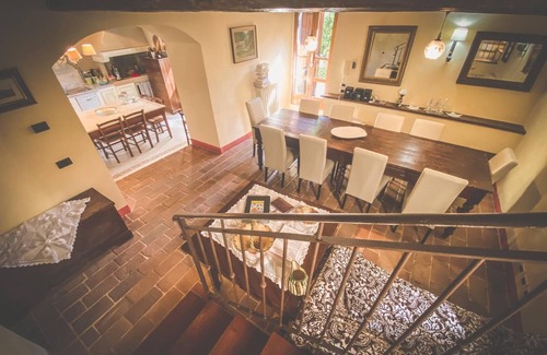 Il Borgo Villa | Antigua casa de campo toscana "Villa Stefania" - Gran vista de Cortona