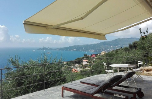Zoagli Casa | Villino Olivia - paz entre los olivos con vistas a Portofino y Golfo del Tigullio