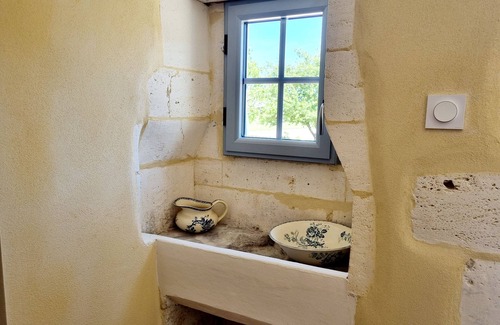 Bouteville Casa | Casa-Baño privado con ducha-Vineyard view