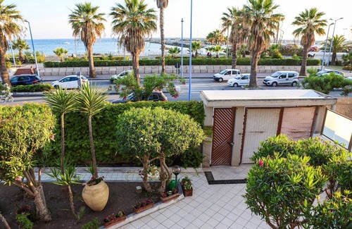 San Leone Villa | Villa de estilo de la vendimia en el paseo marítimo de Agrigento (Ciudad de templos)