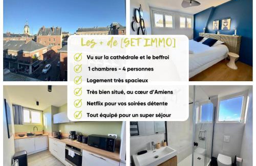 Amiens Apartamento | Vue Cathédrale, Beffroi, Netflix en Hyper Centre