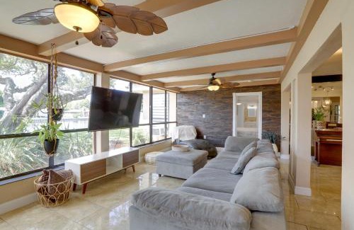 Madeira Beach Casa | Waterfront Home with Game Room, 2 Miles to Beach!