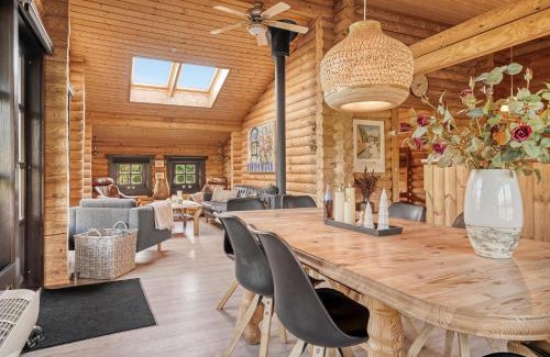 Fjerritslev Casa | Well-Maintained Log House With Hot Tub, Sauna And Covered Terrace In Thy