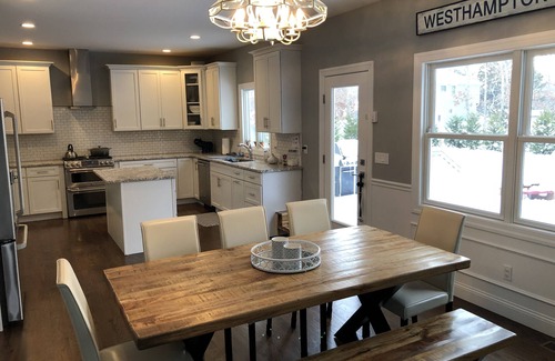 Quioque Casa | NUEVA Westhampton Beach! Gran verano familiar, cerca de la calle Mn / Playa / PISCINA climatizada