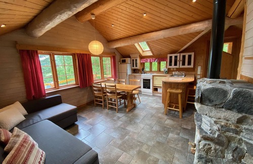 Hoyanger Cabina | Wooden cabin with grass roof, sleeps 2-5 people., Self catering. Open fire place