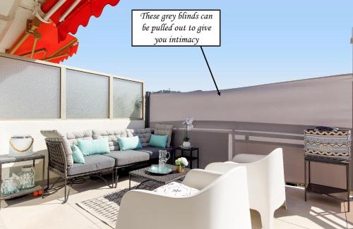 Cannes City Centre Apartamento | XXL 2 beds with XXL terrace next to Martinez Hotel