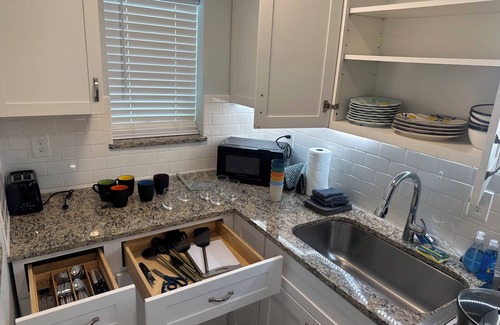 Sunset Beach Casa | Yellow Beach House on Treasure Island with Central AC, One block from Beach