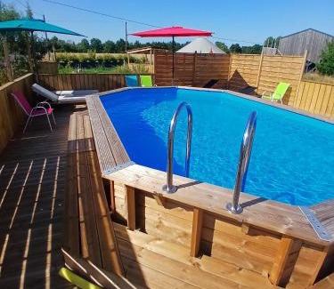 Clermont-Creans Otro | Yourte- Bambou - Climatisée- Les Belles Ouvrières