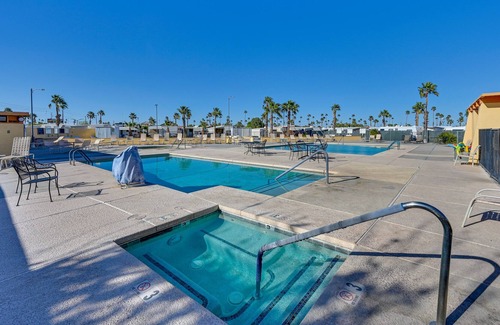 Yuma Cabaña | Yuma Vacation Rental w/ Resort Pool & Hot Tub!