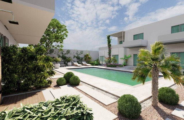 1+1 Villa with Communal Pool in Bodrum Ortakent