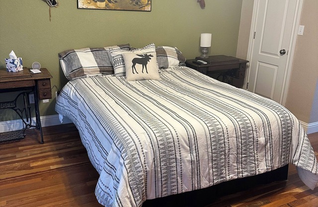 1-bedroom guest suite private entrance and private bathroom. No shared space!