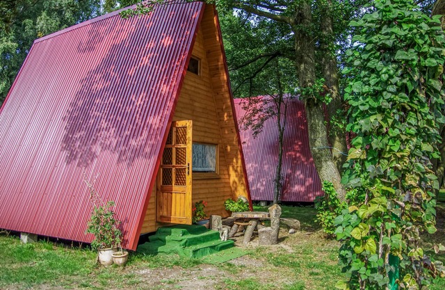 Bonita casa de 1 dormitorio en Mielno