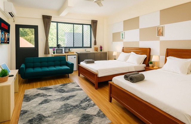 1-bedroom Studio aprtmt with AC, WiFi, Washer,Dryer located 5min Apia, on mainrd