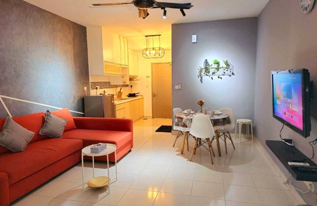 1 Dream Home @ Tiara Imperio Studio 舒适和最特别让您体验阳台风景