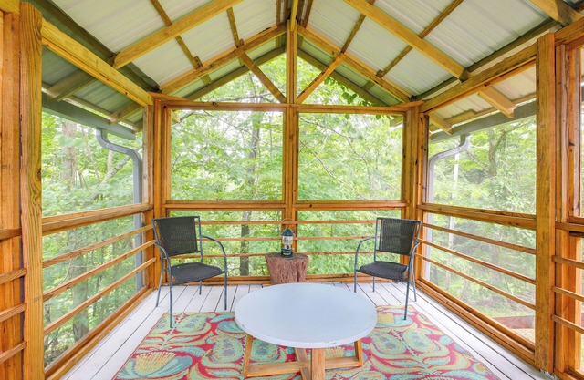 1 Mi to Burr Oak Lake: Home w/ Deck & Patio!