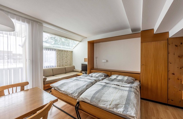 1 room apartment for 1 - 3 people with a view of the ski slope