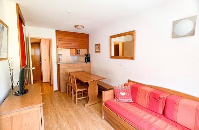 A 100m de las pistas de esquí, 4.o piso, balcón, tv, local para esquís, 36m², Tignes