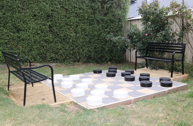 13 bedrooms,6.5 bathroom, sleeps 40+, playgrounds, giant checkers, table tennis