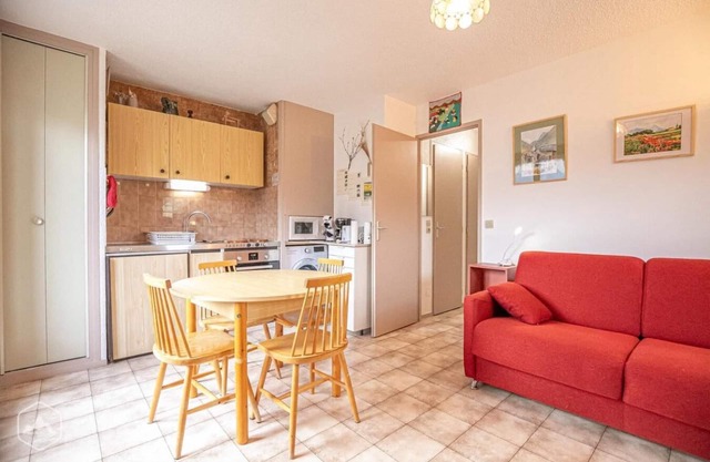 150m from resort center, 1st floor, balcony, tv, ski locker, 29m², Aussois