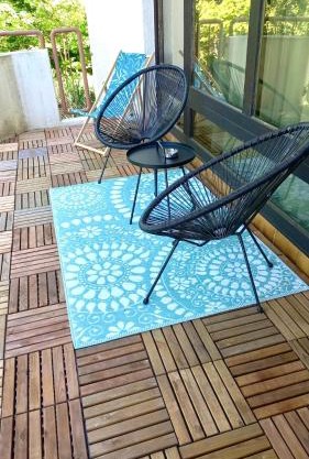 17-Stillvolles 2-Zimmer Apartment mit Boxspringbett,WLAN,großem Balkon mit Gartenblick