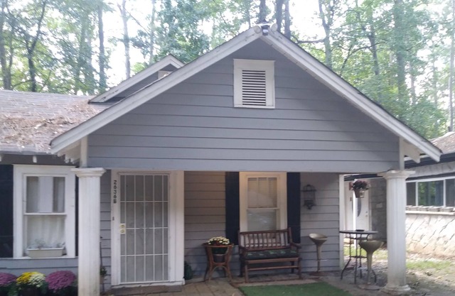 Década de 1920, Atlanta, antiguo, amueblado, acogedor, Cottage, en, histórico, Collier Heights, área