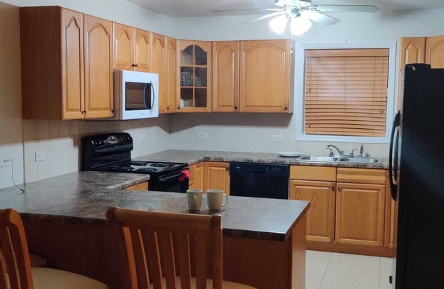 1bed condo place available dec 15 to Jan 4th . Close to city center 7 min walk