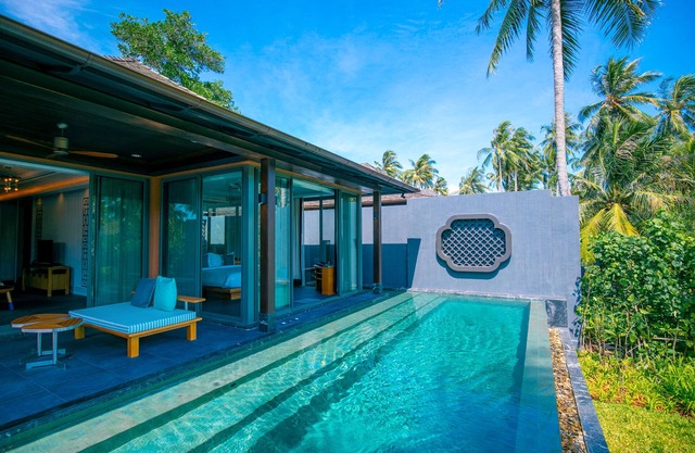 Villa de lujo con piscina de 1 habitación