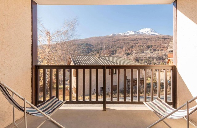 1st floor, view mountain, balcony, tv, 30m², Serre Chevalier