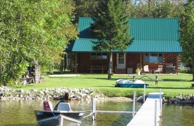 2 hab Lake Front Inicio Entrar en S Manistique Lago con Chimenea
