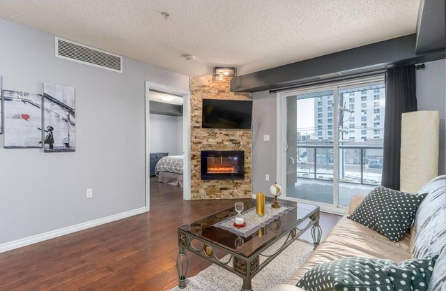 2 bed 2 bath condo ICE district 1 block away from Rogers Place