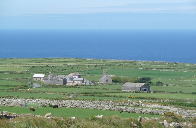 Casa de campo de 2 camas en una ubicación costera entre St Ives y Lands End