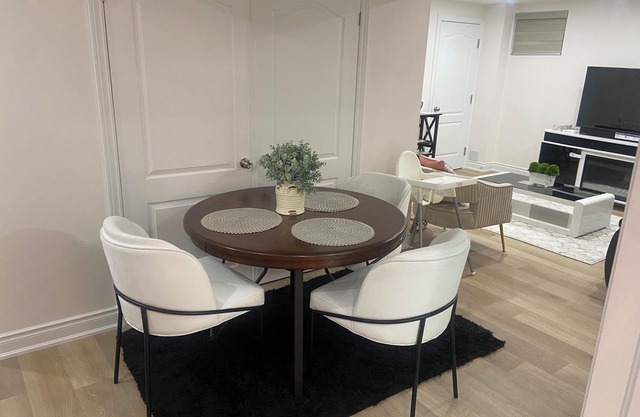 2-bedrm basement apartment in Milton; near park, shops, restaurants & hospital